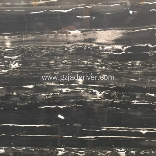 Black Natural Marble Slab for Wall and Floor